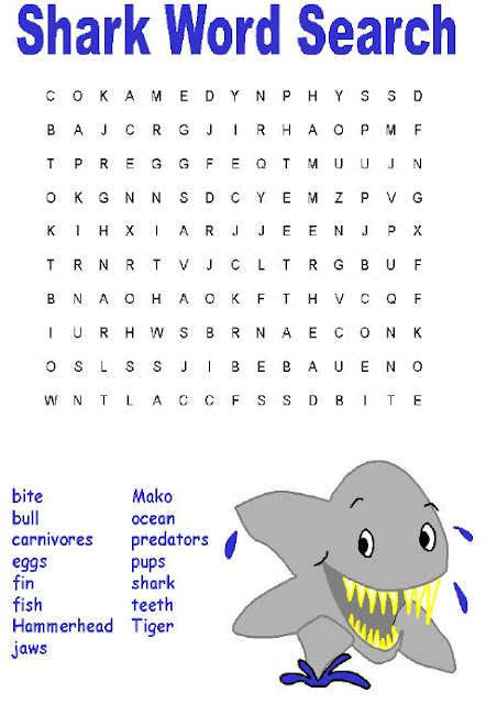 Iman's Home-School: Shark Worksheets