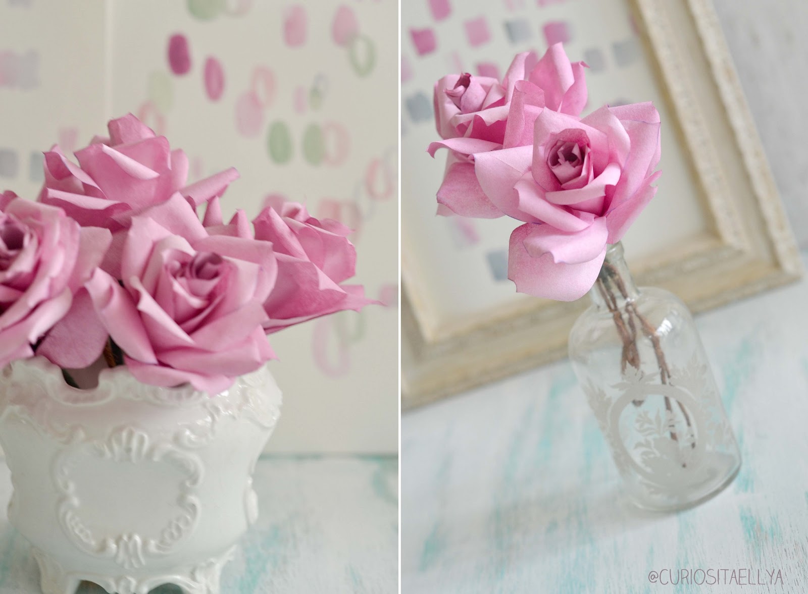 Curiositaellya Coffee Filter Roses {DIY}