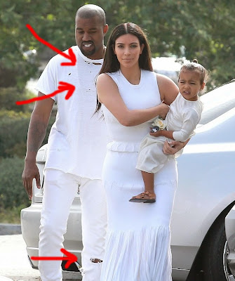 Kanye Kim Kardashian go to church Easter funny
