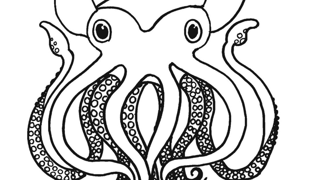 Coloring Squid ~ Child Coloring