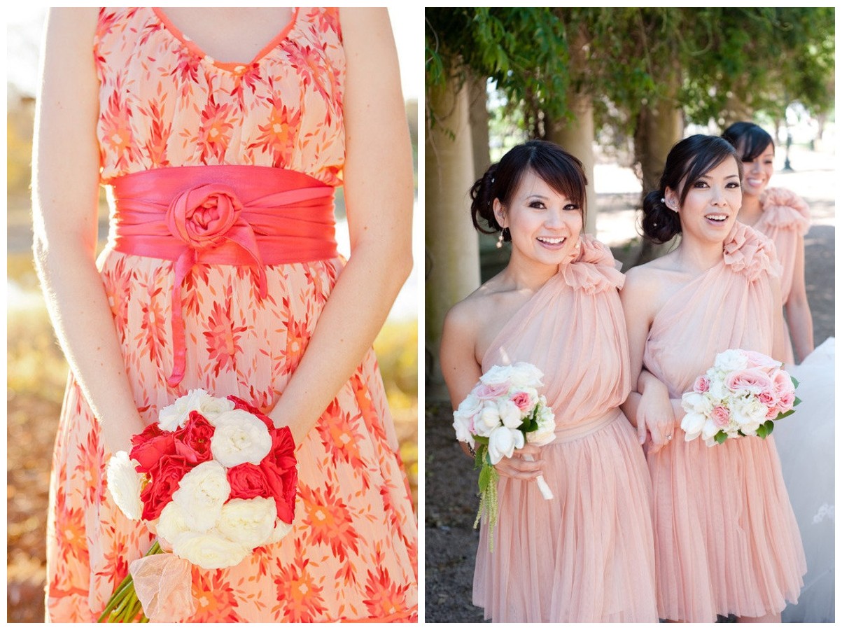 WhiteAzalea Bridesmaid Dresses Bridesmaid Dresses with Floral Accents