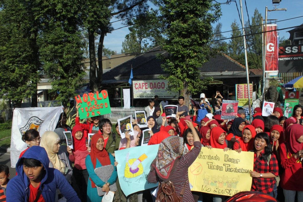 Meriahnya Hari Anti Tembakau 