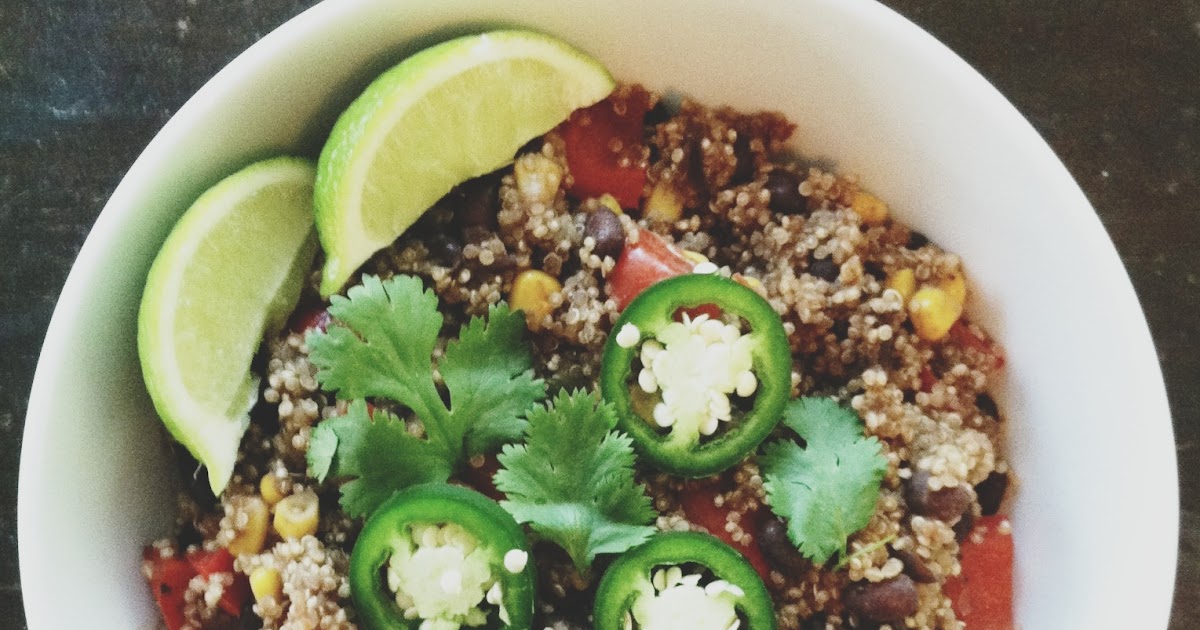 little kitchie fiesta quinoa bowl