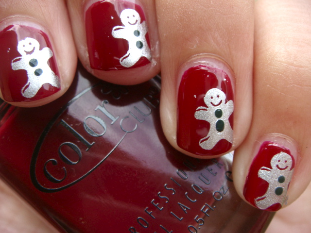 Posh for Polish: Christmas Nail Art Series: Gingerbread Men