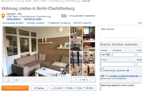 Wohnungsbetrug Blogspot Com Herr Corola Wohnung Mieten In Berlin