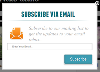 Pop Up Email Subscription Form
