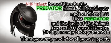 NHK Racing double visor Helmet has a DOT certificate