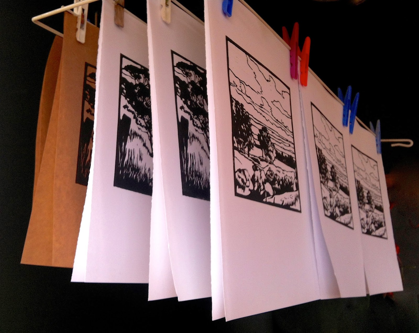 grace gladdish New Lino Prints