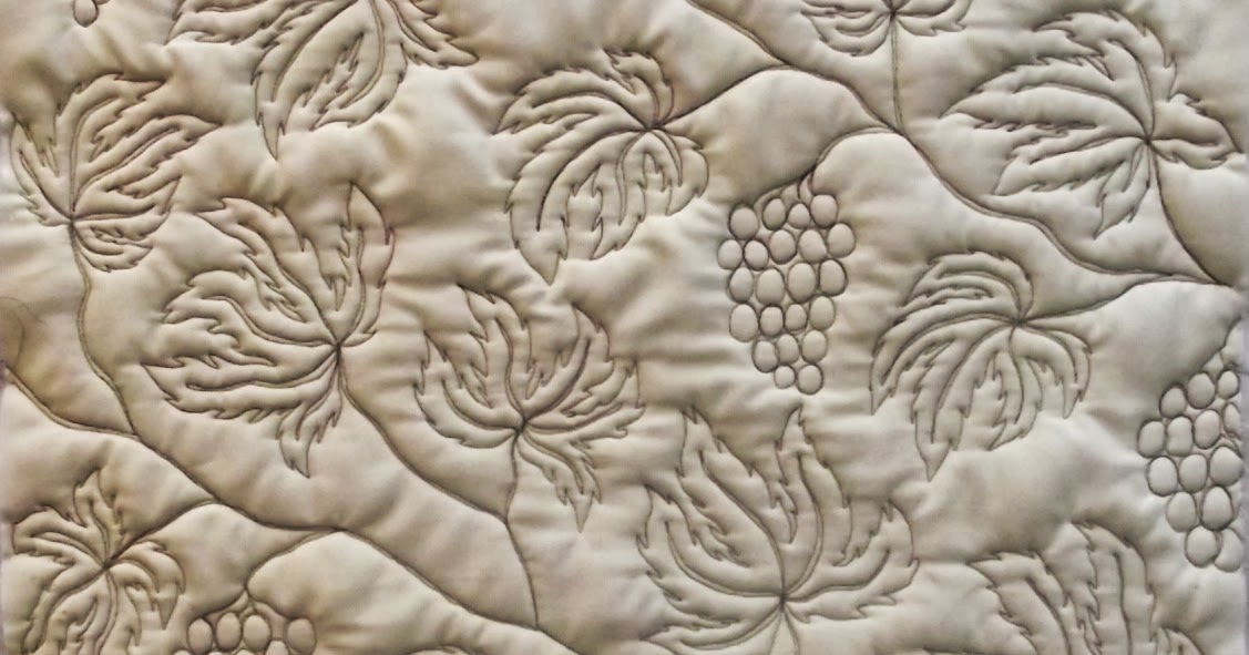 Lizzie Lenard Vintage Sewing Free Motion Grapevine