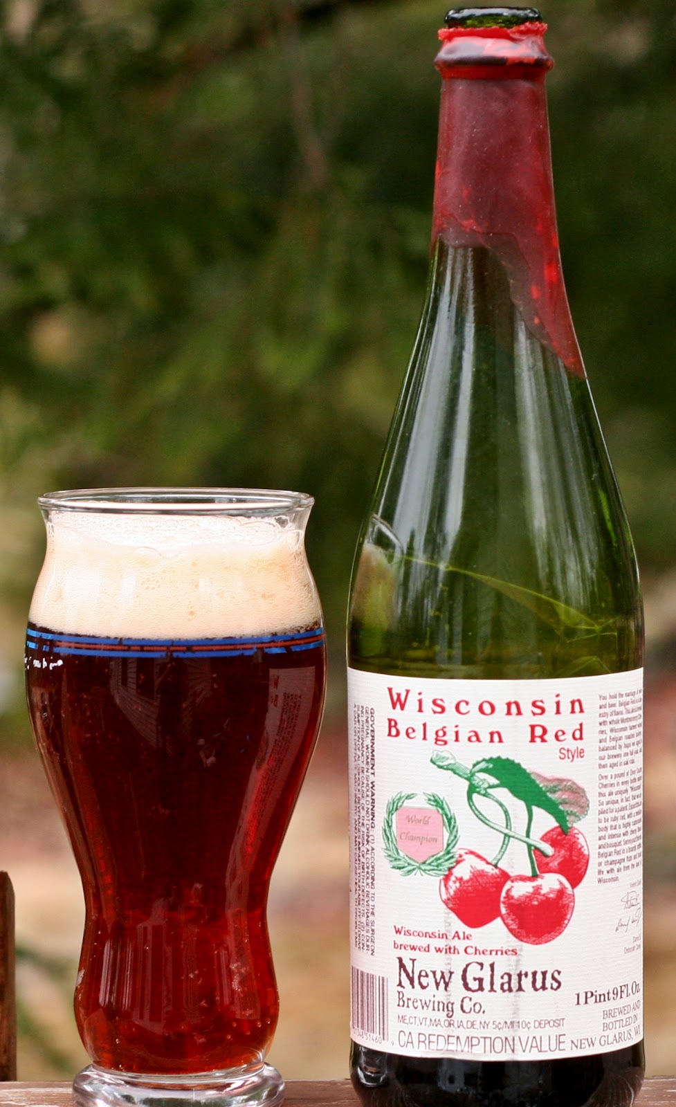 The Insurance Guy's Beer Blog 204. New Glarus Wisconsin Belgian Red