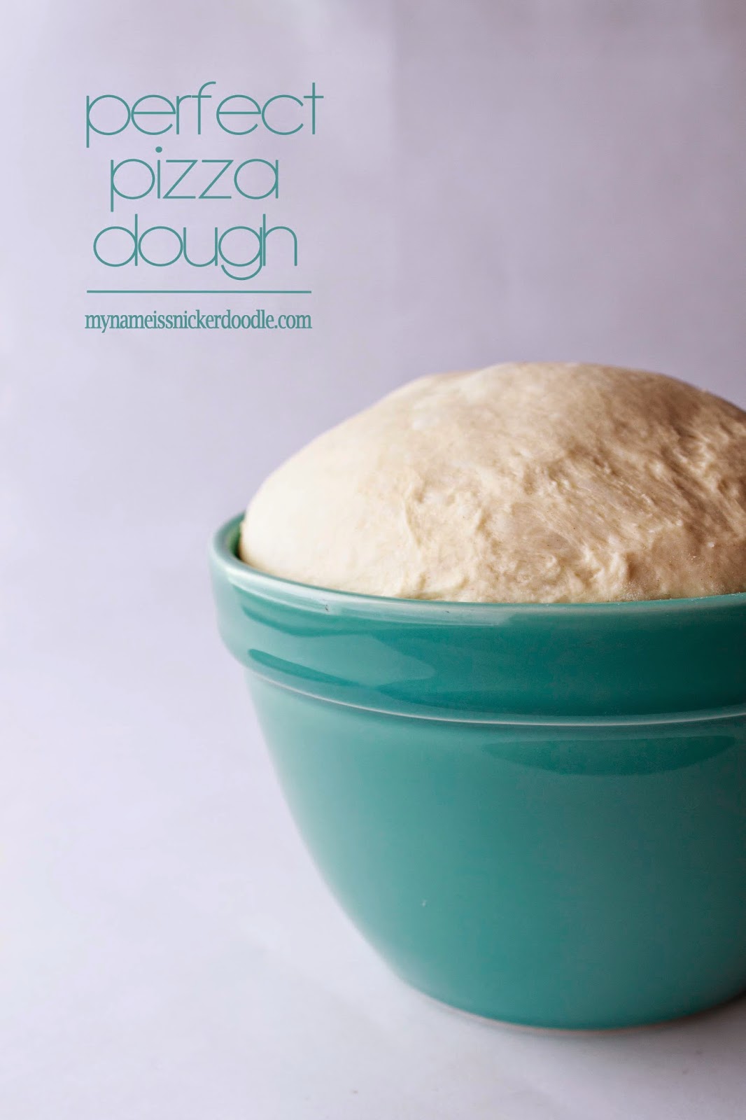 My Name Is Snickerdoodle The Perfect Pizza Dough