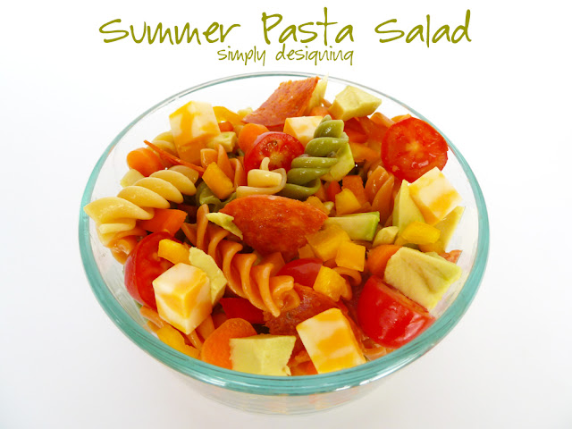 summer pasta salad 1 Zesty Avocado Pasta Salad + Giveaway! #GetZesty #giveaway #sponsored 18
