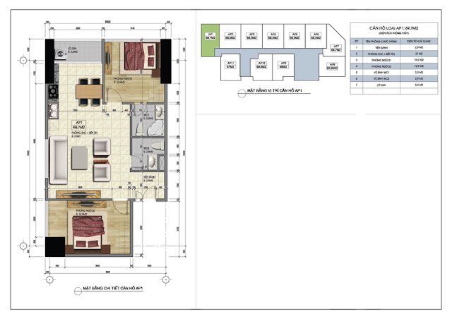 Căn hộ góc số 1 tòa A, Chung cư 219 Trung Kính (MBLand Central Point)