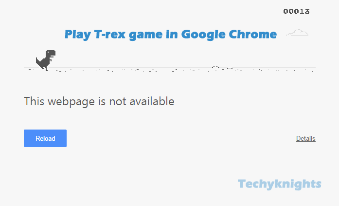 Chrome has a hidden T-Rex dinosaur game only for offline mode. But