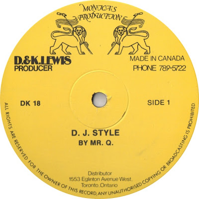 Mr. Q. ‎– D. J. Style (1979, 12'', 192)