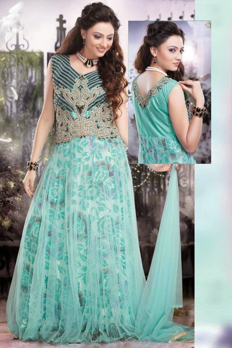 World fashion Embroidered Maxi Dress Gown and Stylish Anarkali Suits 2015