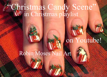 robin moses nail art "christmas