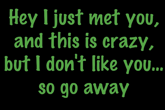 go away Lyrics to just go away song by blondie: o don't ya know don't wanna see you any more put up or shut up you spell, you read d o o r you. go away Lyrics to just go away song by blondie: o don't ya know don't wanna see you any more put up or shut up you spell, you read d o o r you.
