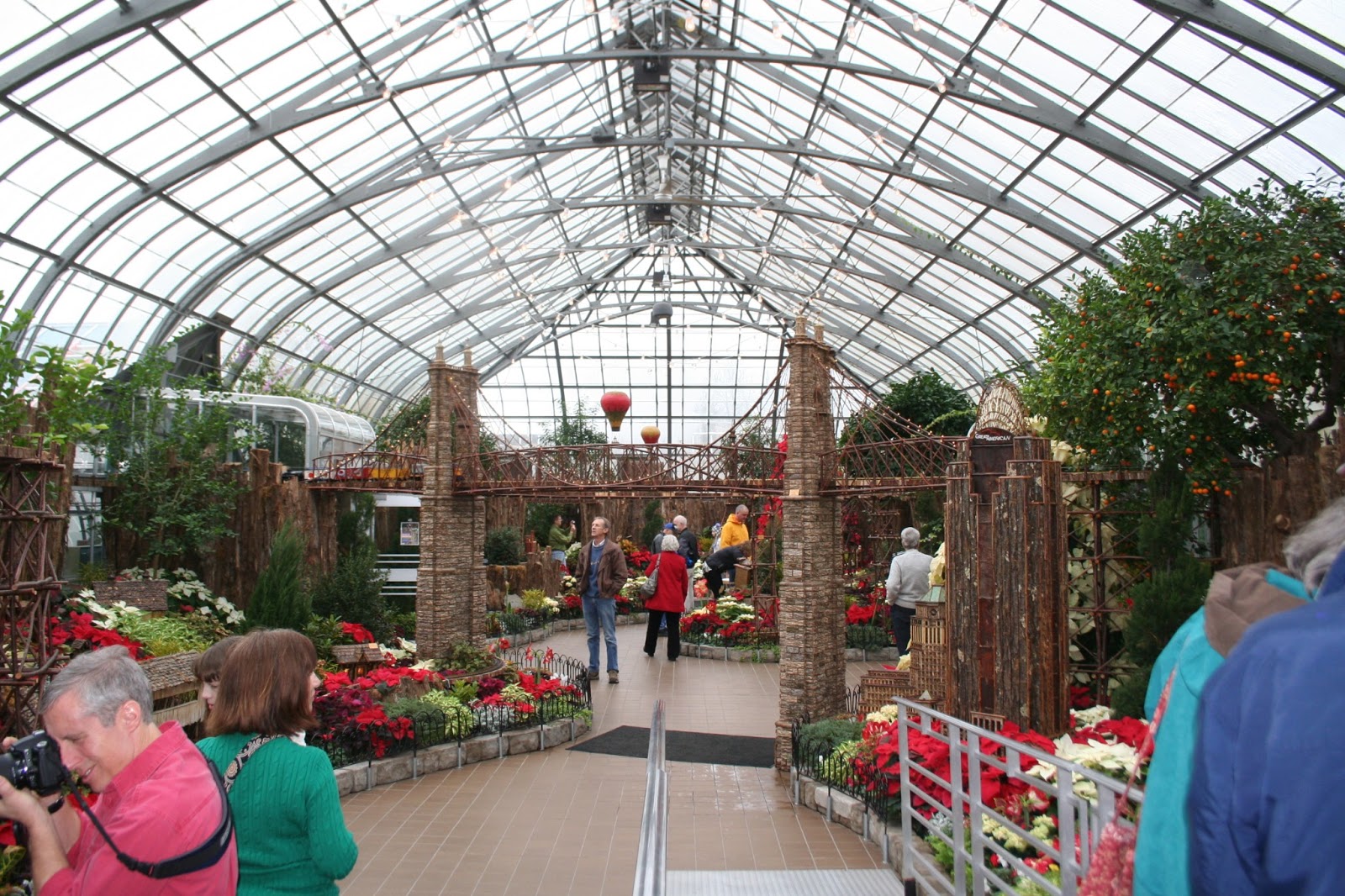 Cincinnati Krohn's Conservatory Christmas Display Explore This City