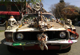 1969 Mustang Skull Art Car Falls On Hard Times - Art Car Central
