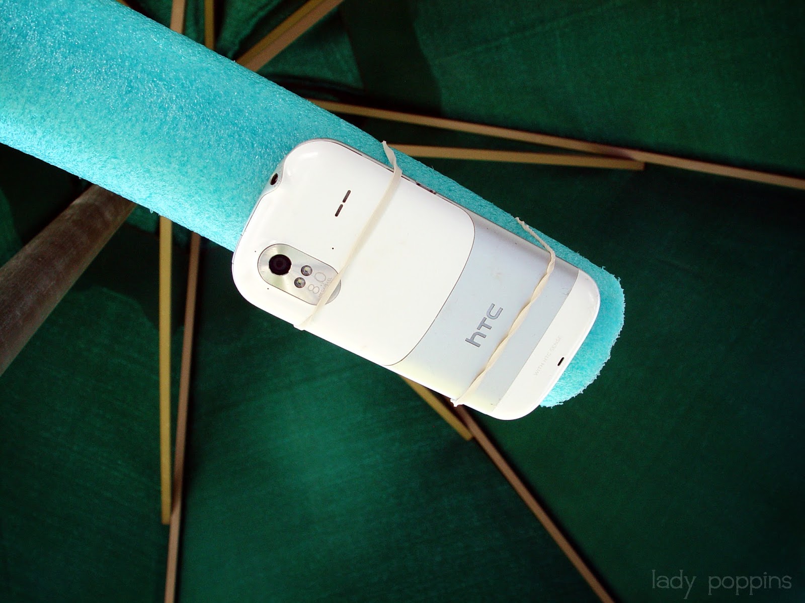 Lady Poppins DIY Overhead Phone Mount