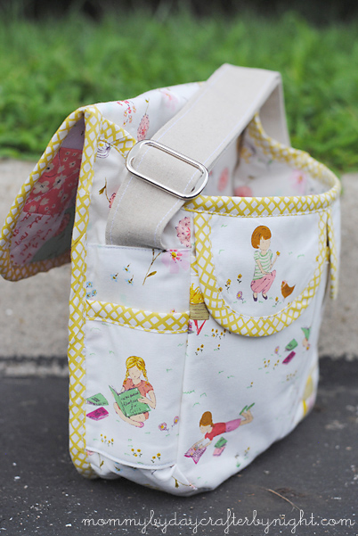 Mommy By Day Crafter Night Patchwork Messenger Bag Patchwork Messenger Bag