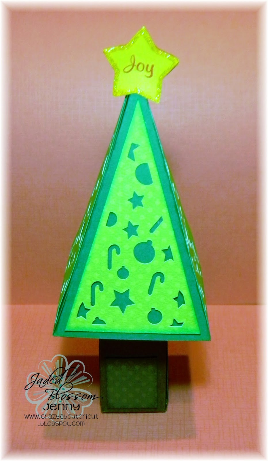 Jaded Blossom Christmas Tree Treat Box