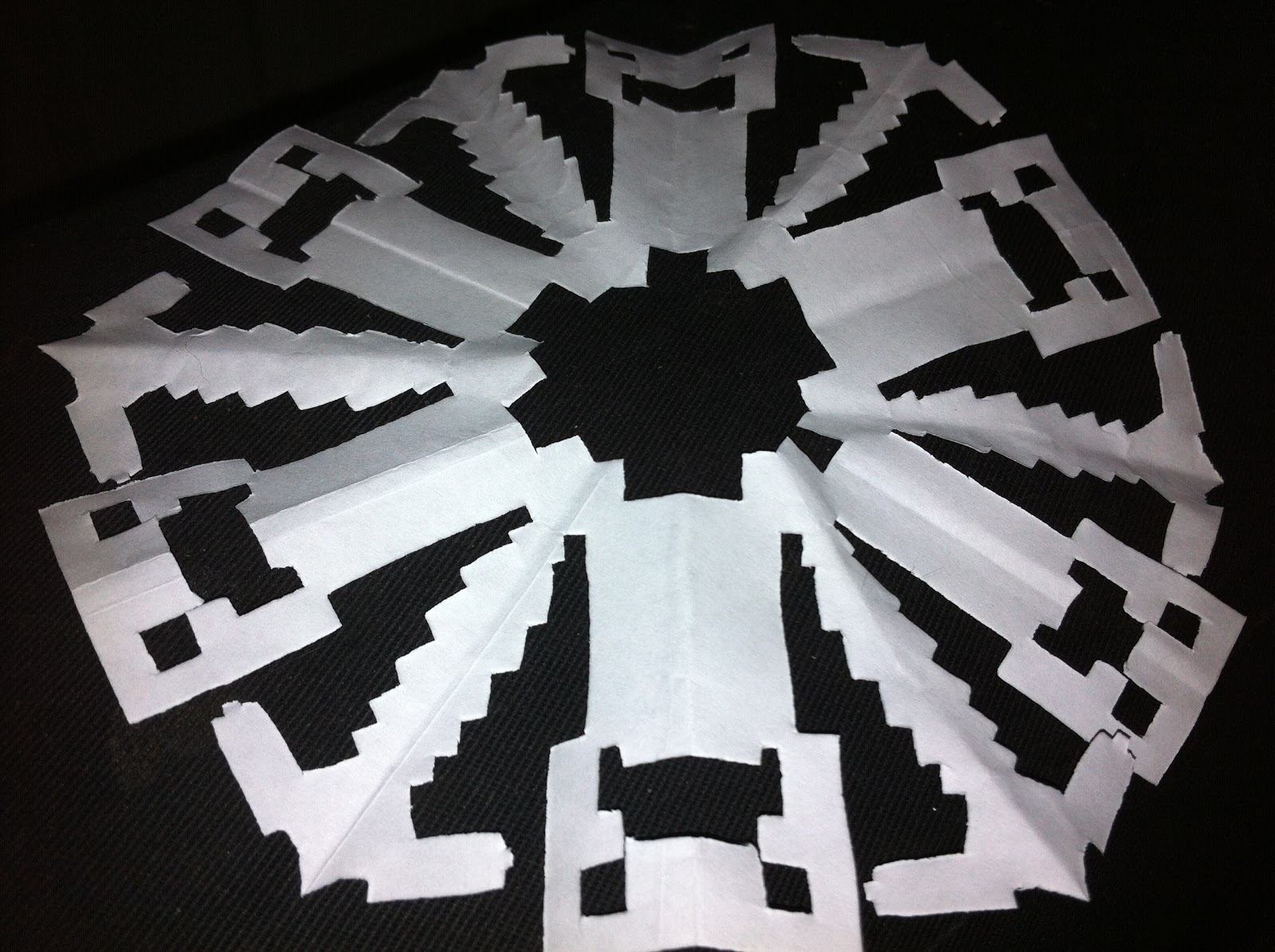 Minecraft Paper Pickaxe Template