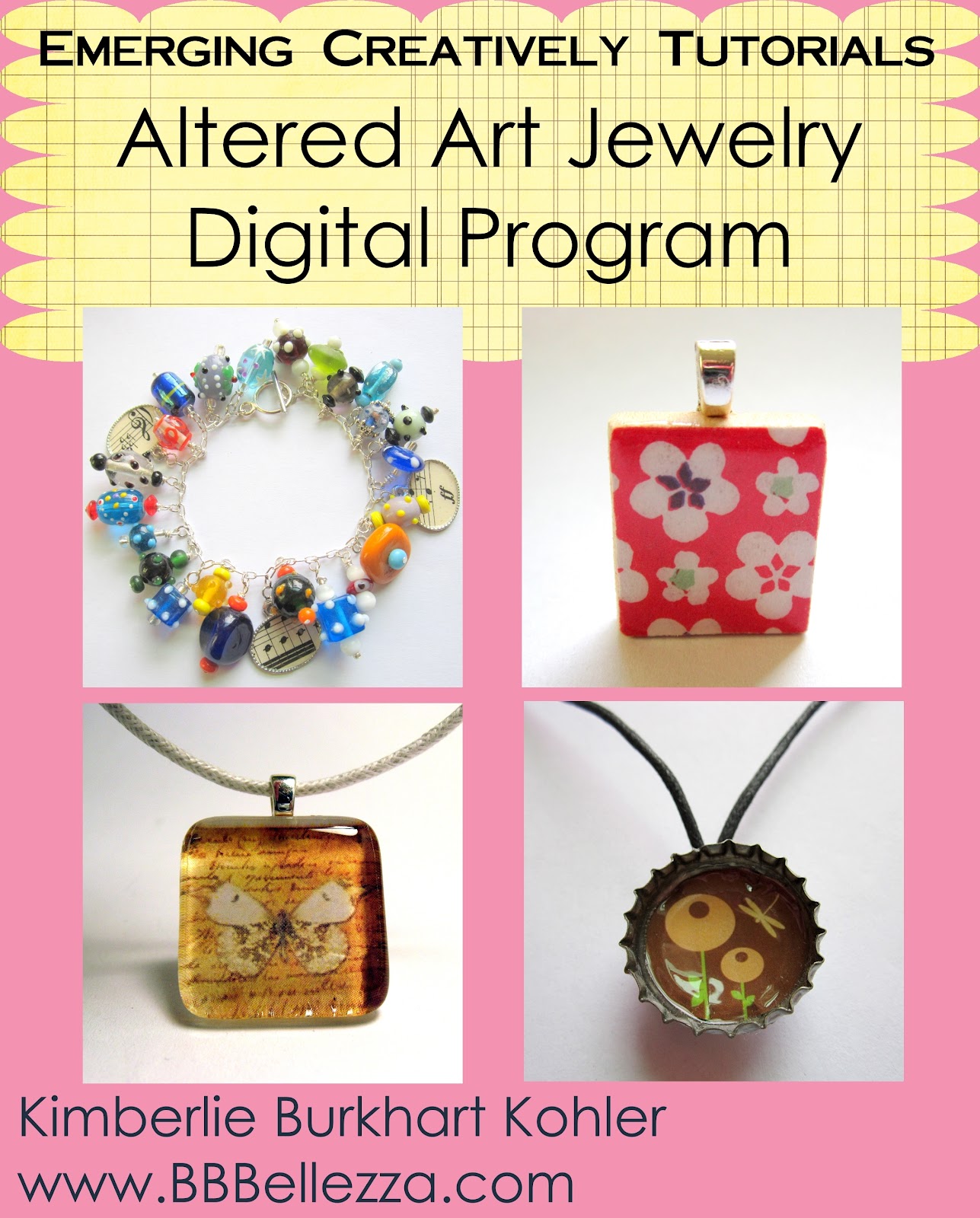 B.B. Bellezza Handcrafted Jewelry Altered Art Jewelry Digital Program