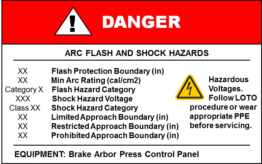 Electrical and Product Safety Equipment Labeling Requirements Shock