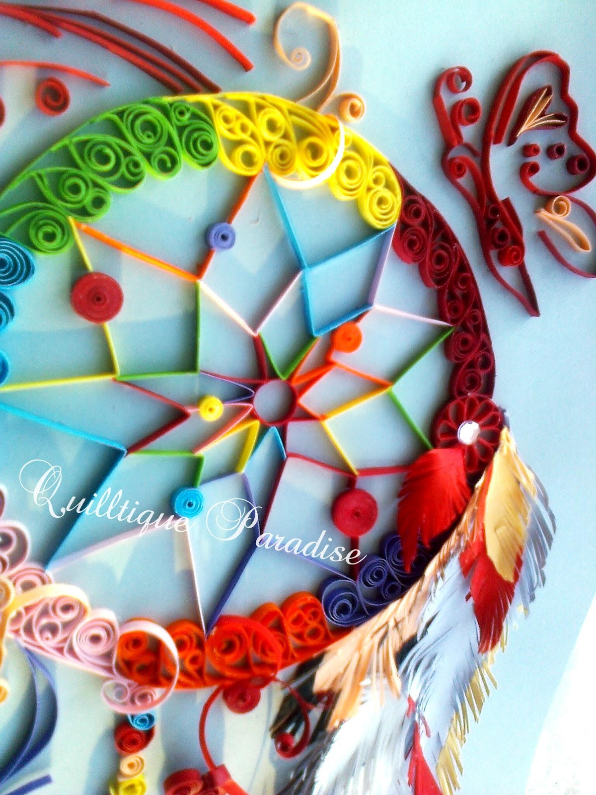 Quilled Dreamcatcher Quilltique Paradise