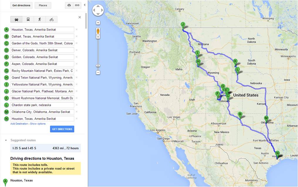 houston to denver driving