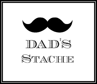 Father's Day, Grandpa, Mustache, Printable