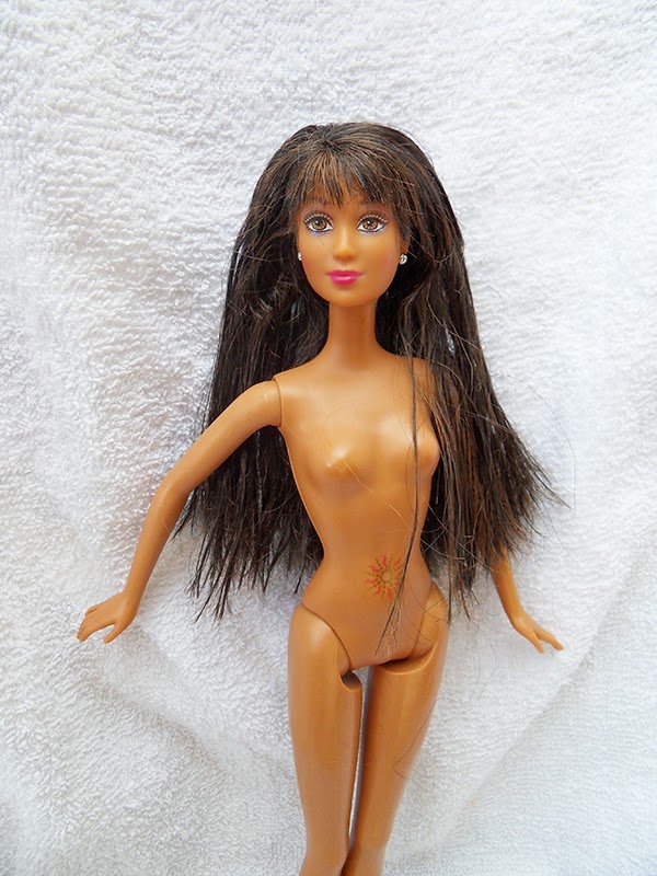 Barbie doll hair Detangle doll hair