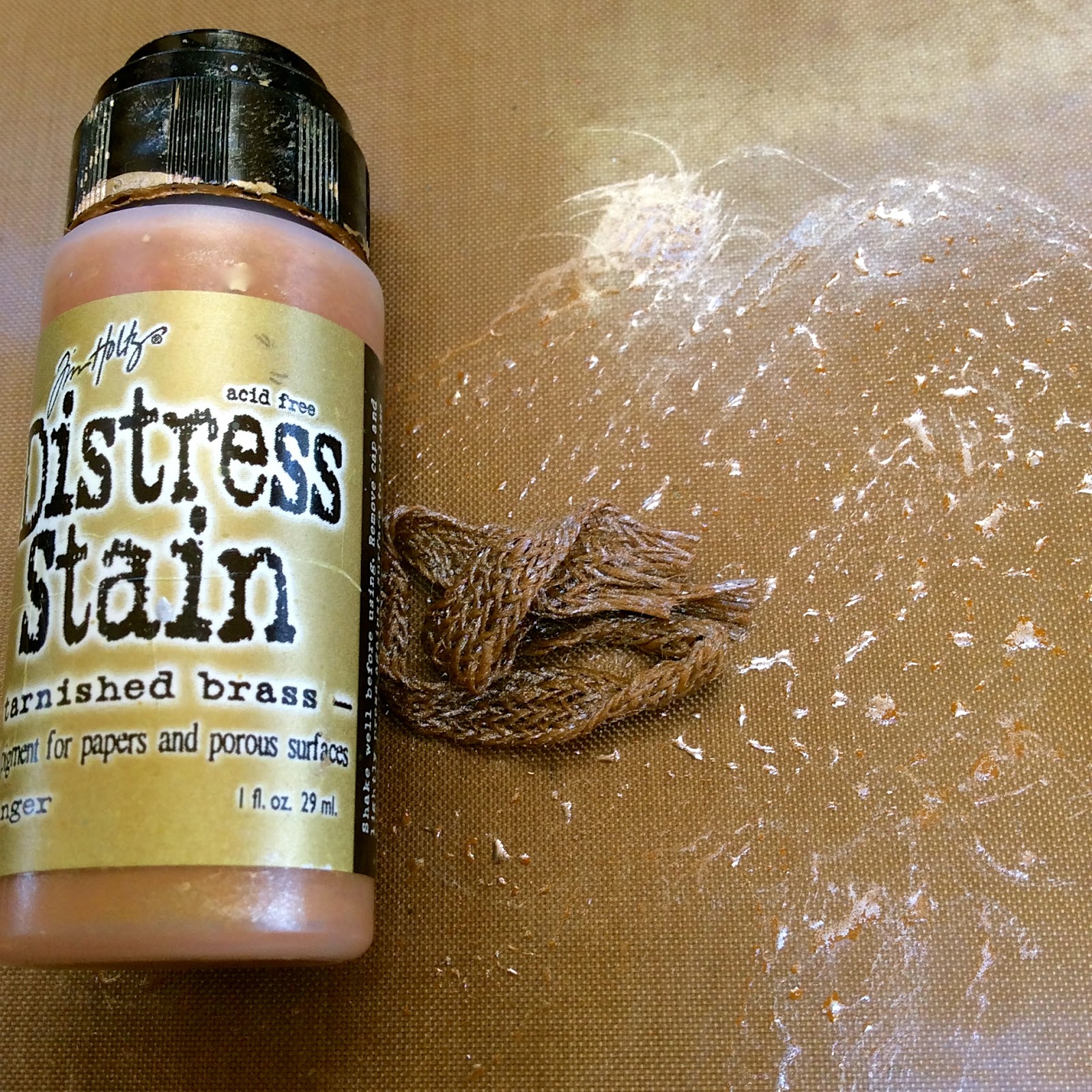 Studio 490 playing with powders, paste...