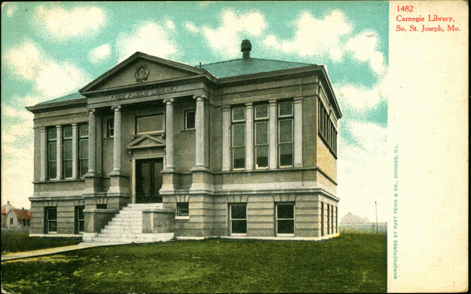 Library Postcards Carnegie Library, So. St. Joseph, Missouri