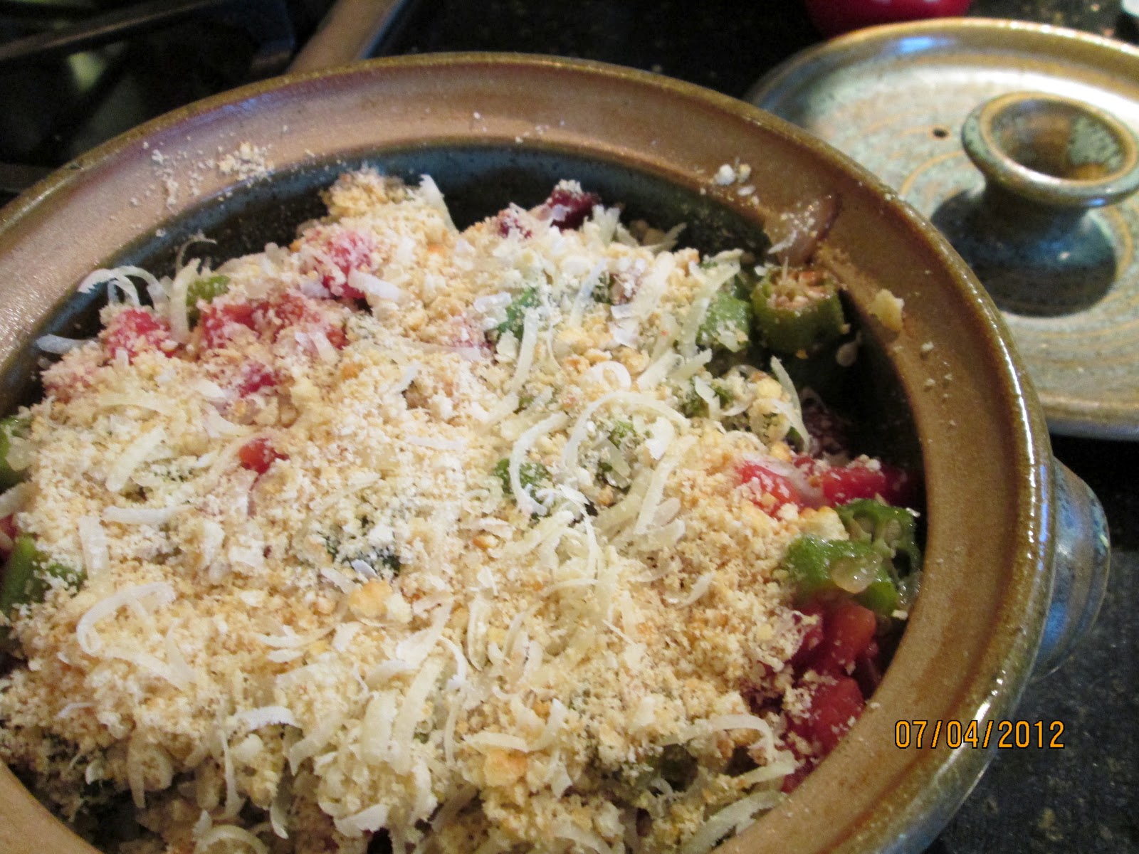 Cooking with Barry & Meta Shaker Recipe Tomato Okra Casserole