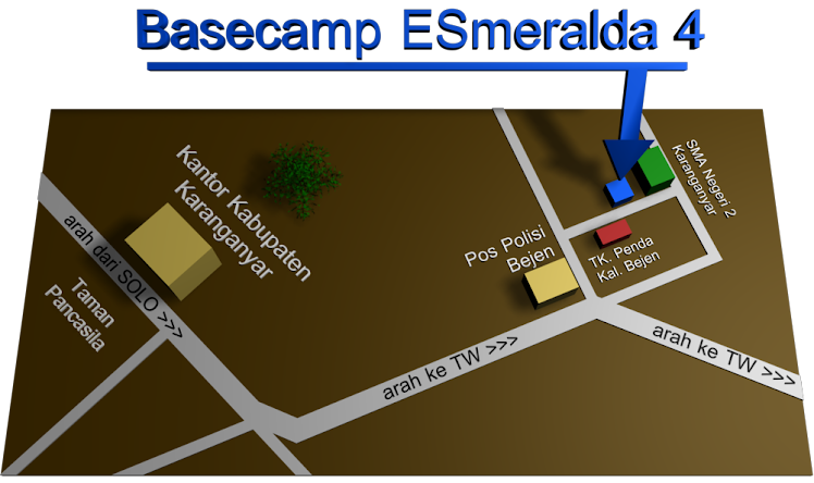 Denah Basecamp ESmeralda 4