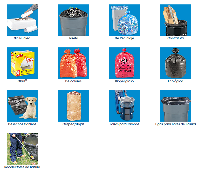 BOLSAS PARA BASURA de todo tipo | esg división médica BOLSAS PARA BASURA de todo tipo | esg división médica