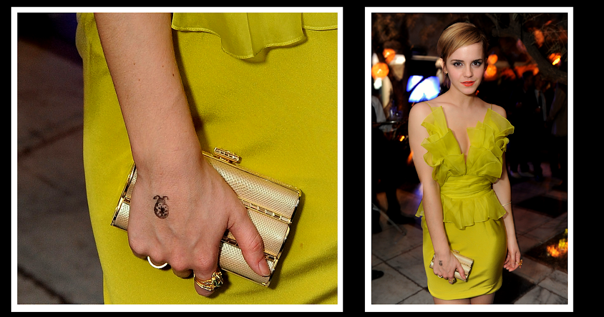 Emma Watson Tattoo 2014 | 2014 eagle tattoo