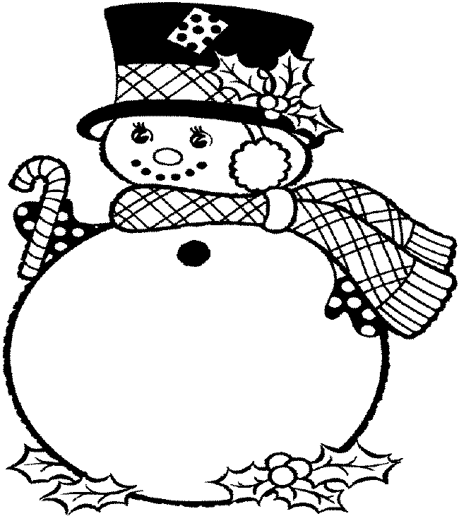 Snowman Coloring Pages for Kids title=