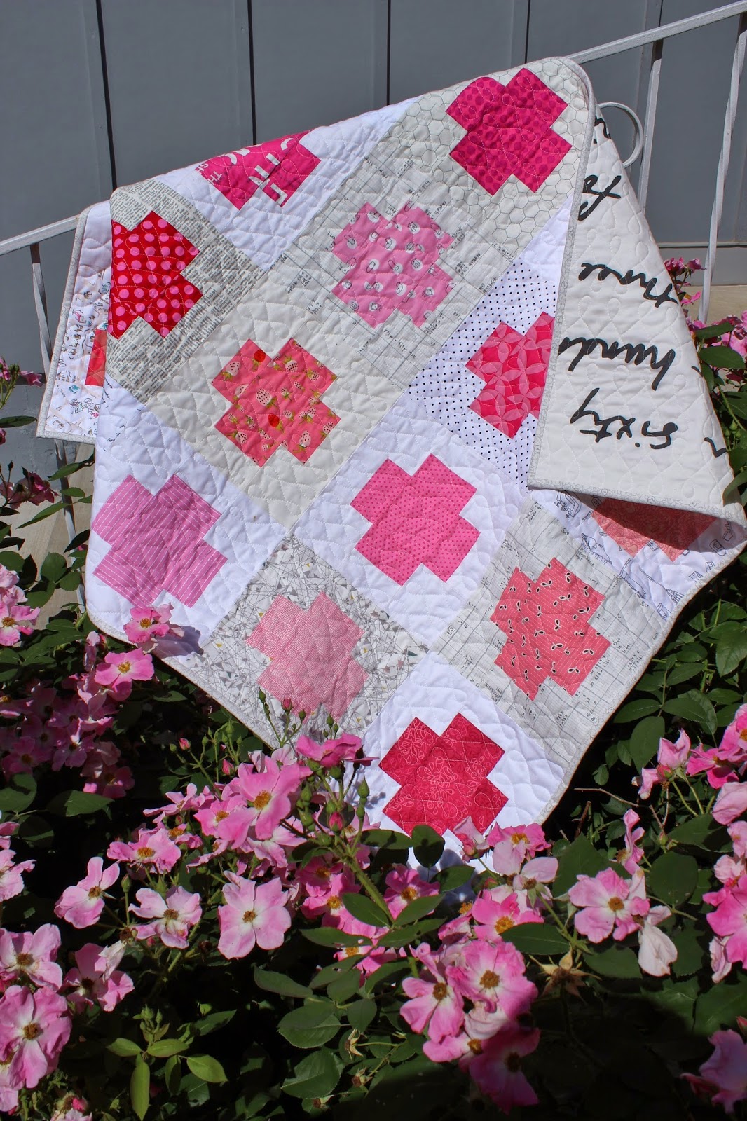 teaginny designs pink cross quilt cross quilt design