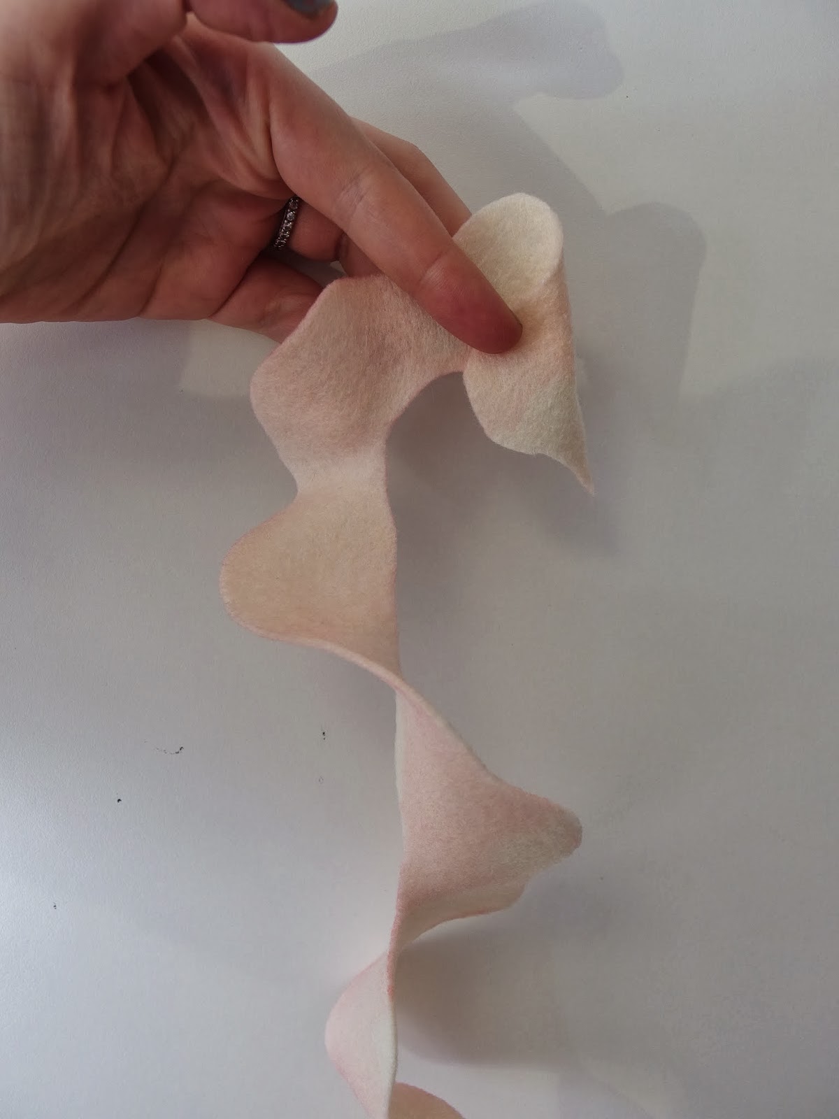 Summer Svenson DIY Project Easy Dip Dye My version of Felt Roses.