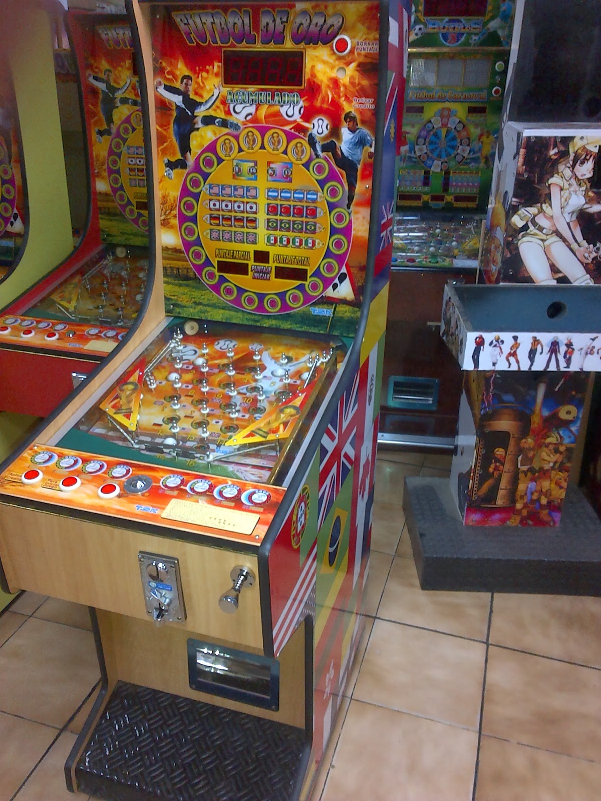 Maquinas pimball 6 bolas Venta de maquinas pinball 6 bolas taiwanesa