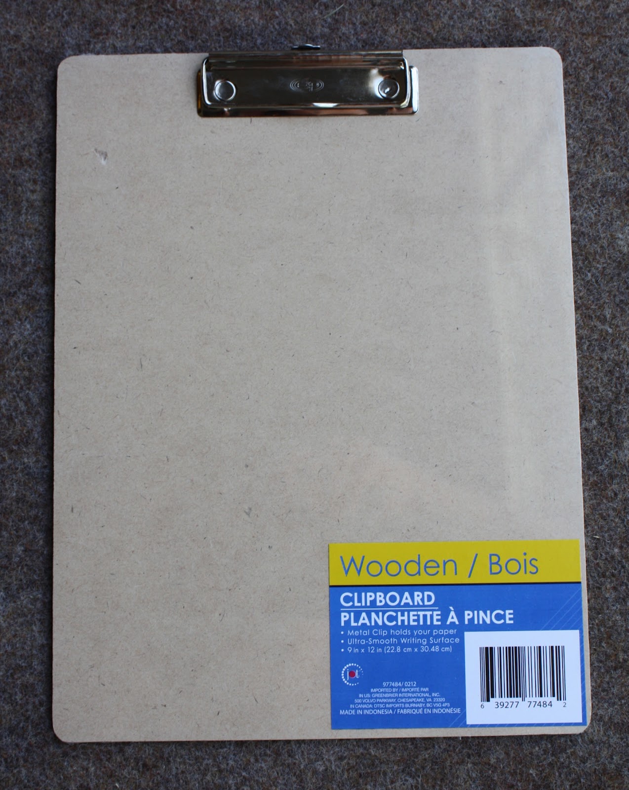 Dollar Store Clipboard Makeover