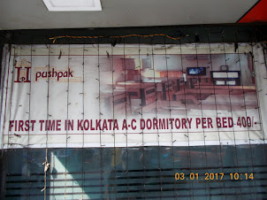 "PUSHPAK HOTEL".The first hotel to start "A/C Dormitory"  lodging in Kolkata.