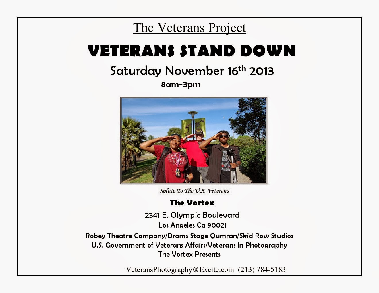 Veterans In Photography Veteran's Stand Down with Veterans In