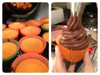 Cupcake do dia: cenoura com ganache...