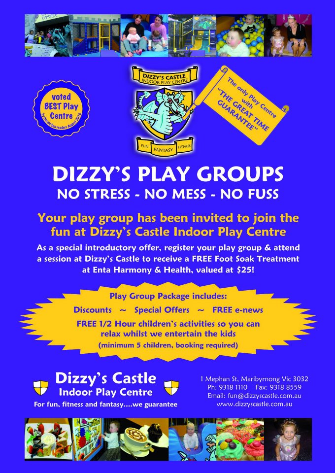 dizzys castle indoor play centre indoor playground flyers