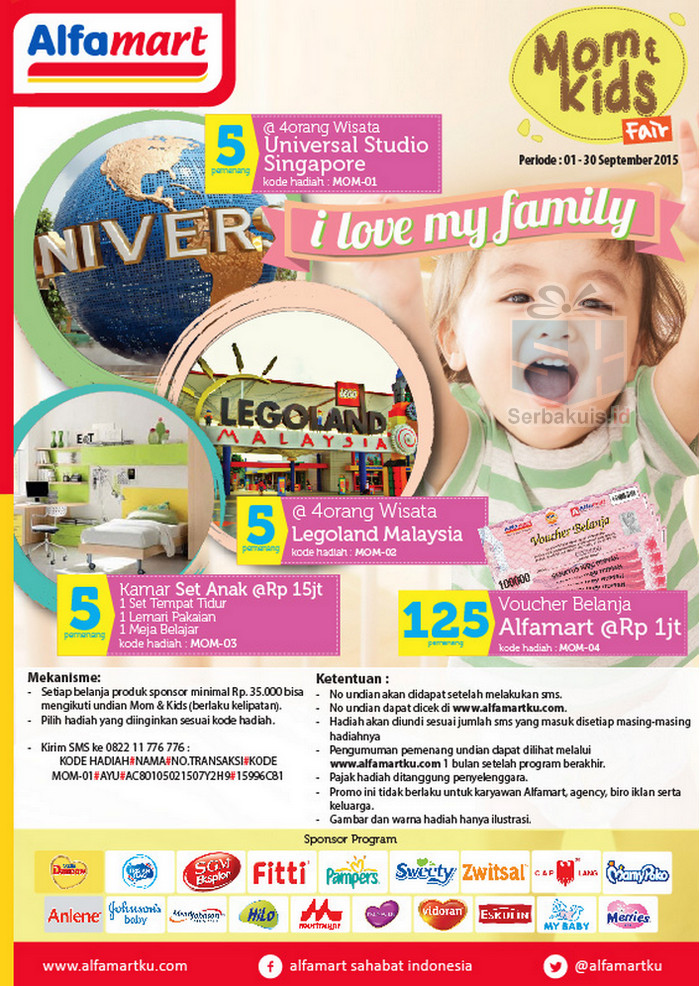 Undian Alfamart Mom & Kids Berhadiah 10 Paket Liburan Undian Alfamart Mom & Kids Berhadiah 10 Paket Liburan